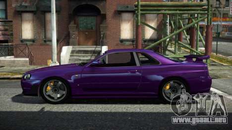 Nissan Skyline R34 F-Sport para GTA 4