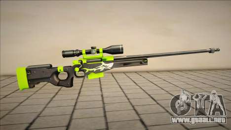 Green Sniper Rifle 1 para GTA San Andreas