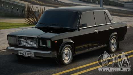 Vaz 2107 Black Ver para GTA San Andreas