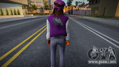 Ballas Girl GTA 5 Style para GTA San Andreas