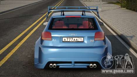 Audi A3 Dia para GTA San Andreas