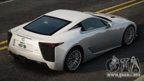 Lexus LFA White para GTA San Andreas