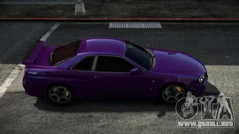 Nissan Skyline R34 F-Sport para GTA 4