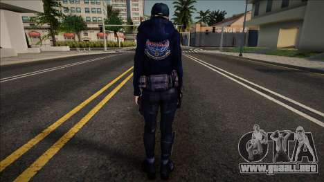 Jill Valentine [BSAA Special Agent] para GTA San Andreas