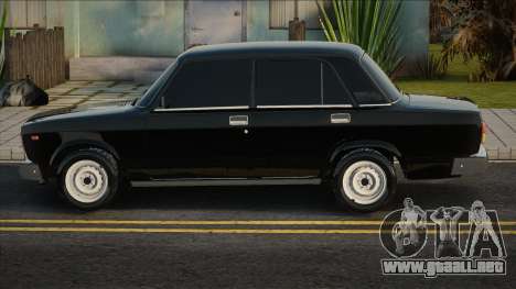 Vaz 2107 Black Ver para GTA San Andreas