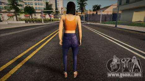 Irina con ropa normal para GTA San Andreas