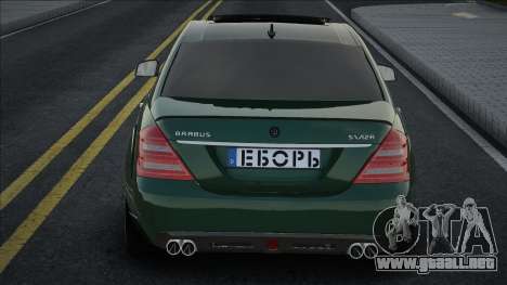 Mercedes-Benz W221 Green para GTA San Andreas