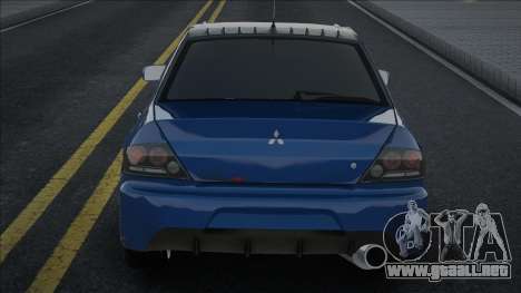 Mitsubishi Lancer Evolution MR Blue para GTA San Andreas