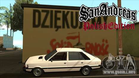 SanAndreasPolishEdition v 0.0.2 para GTA San Andreas