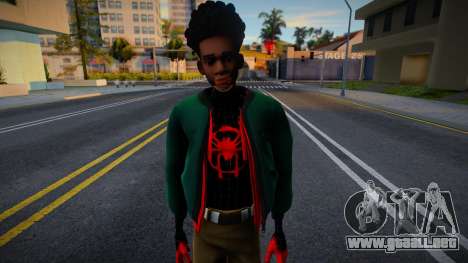 Miles Morales Hoodie Suit ( ITVS ) para GTA San Andreas