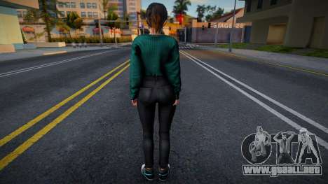 DOAXVV Nanami - Comfy High Waist Jeans v2 para GTA San Andreas