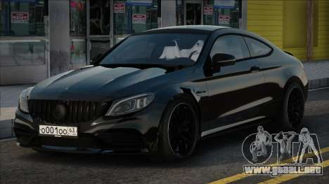 Mercedes-Benz C63s Coupe AMG [Black] para GTA San Andreas