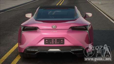 Lexus LC 500 [Pink] para GTA San Andreas