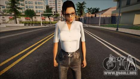 Alissa Nottingham Aqua Outfit para GTA San Andreas