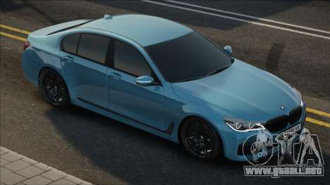 BMW 750I XDrive New Plate para GTA San Andreas