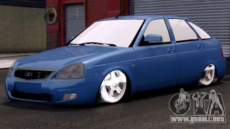 Lada Priora Hetchbek Blue para GTA 4