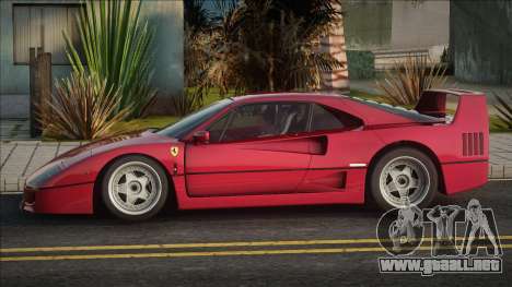 Ferrari F40 Red para GTA San Andreas