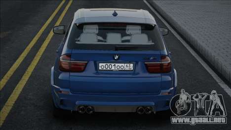 BMW X5m E70 Blue para GTA San Andreas