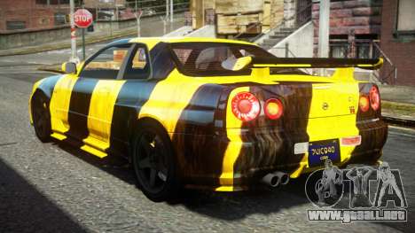 Nissan Skyline R34 F-Sport S13 para GTA 4