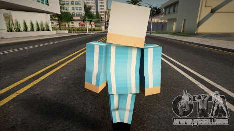 Minecraft Ped Wmopj para GTA San Andreas