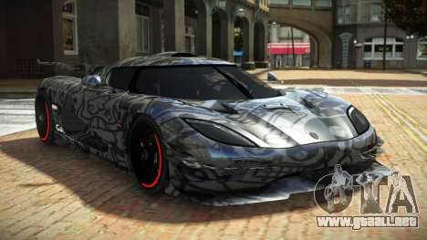 Koenigsegg Agera One FSR S12 para GTA 4