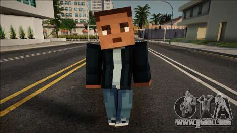 Minecraft Ped Wbdyg1 para GTA San Andreas