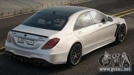 Mercedes-Benz W222 S63 White para GTA San Andreas