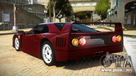 1987 Ferrari F40 V1.2 para GTA 4