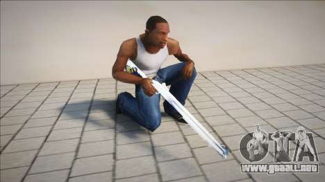 White Chromegun para GTA San Andreas