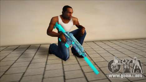 Luminescent AK-47 para GTA San Andreas