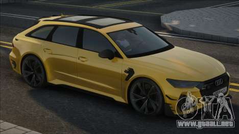 Audi RS6 Avant Yellow para GTA San Andreas