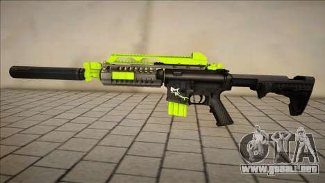 Green MP5lng para GTA San Andreas