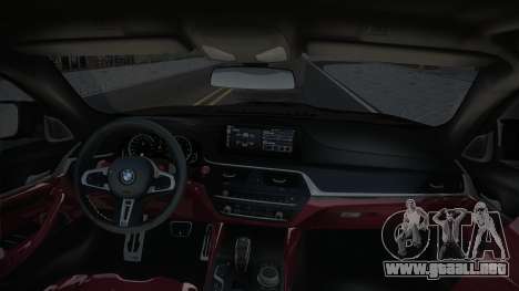 BMW M5 F90 Black para GTA San Andreas