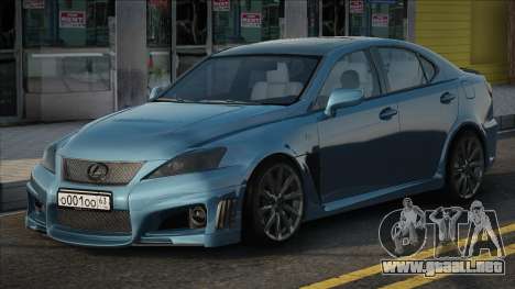 Lexus IS-F Blu para GTA San Andreas