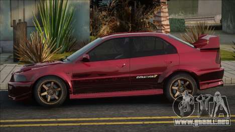 Mitsubishi Lancer Evolution V Red para GTA San Andreas