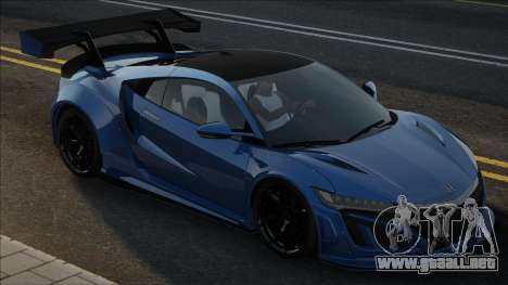 Honda NSX Blue para GTA San Andreas