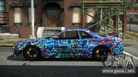 Nissan Skyline R34 F-Sport S3 para GTA 4