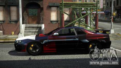 Nissan Skyline R34 F-Sport S9 para GTA 4