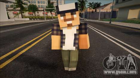 Minecraft Ped Dwmylc1 para GTA San Andreas