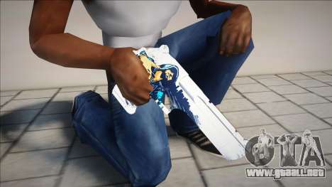 White Desert Eagle para GTA San Andreas