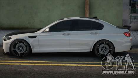 BMW M5 F10 White para GTA San Andreas