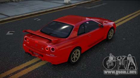 Nissan Skyline R34 PST para GTA 4