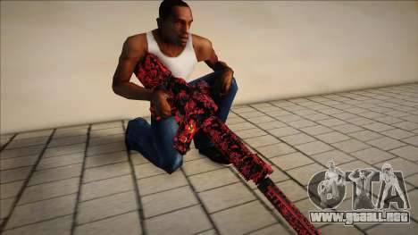 M4 Flowers para GTA San Andreas