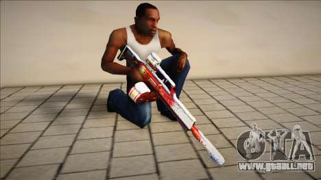 M4 - Winter para GTA San Andreas