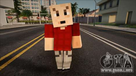 Minecraft Ped Omost para GTA San Andreas