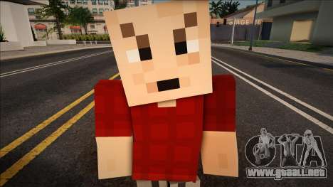 Minecraft Ped Omost para GTA San Andreas