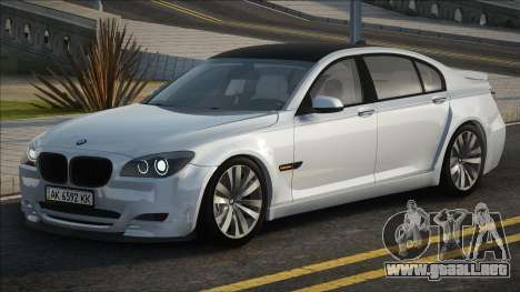 BMW F01 Silver para GTA San Andreas