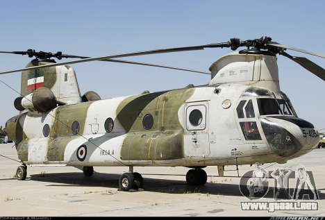 Camuflaje del desierto del CH-47 Chinook iraní - para GTA San Andreas