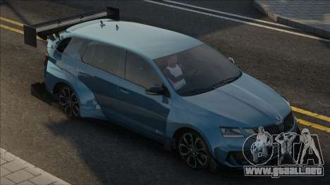 Skoda Octavia VRS A7 Blue para GTA San Andreas