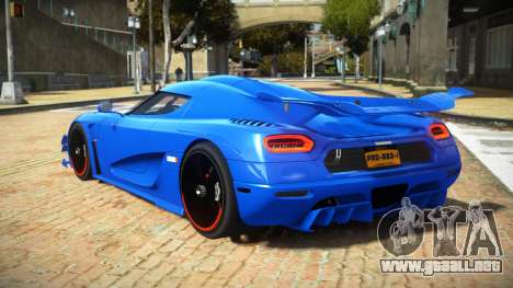 Koenigsegg Agera One FSR para GTA 4